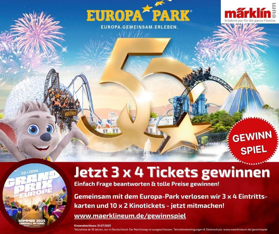 Jetzt 3 x 4 Tickets gewinnen